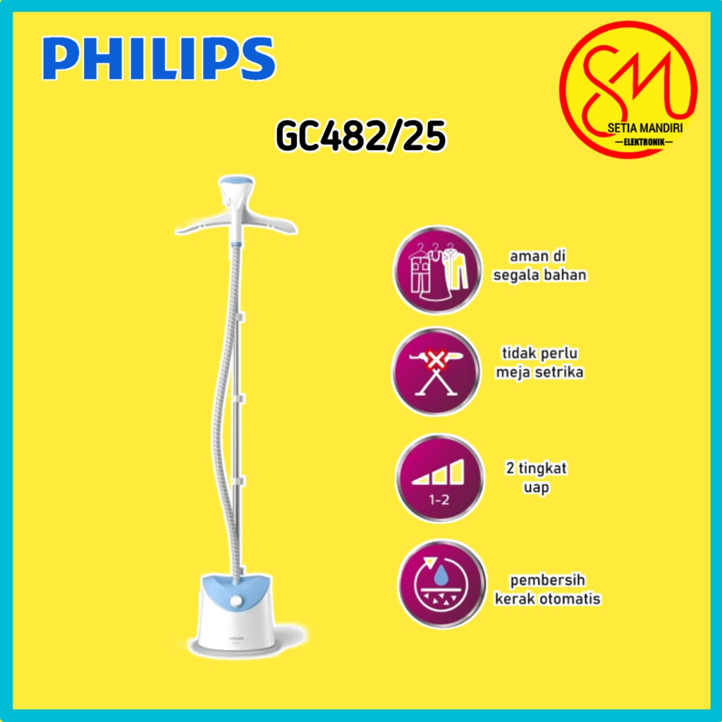 Jual Philips Stand Steamer GC482/25 Setrika Uap Berdiri GC482 GC 482 ...