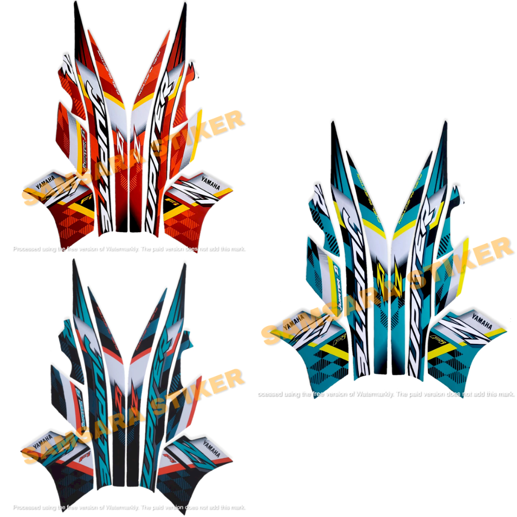 Jual STICKER STRIPING MOTOR YAMAHA JUPITER Z1 2022 STANDAR FULL SET ...