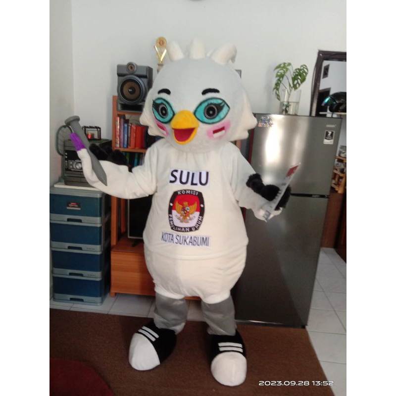 Jual maskot pemilu 2024 sura & sulu (PO) | Shopee Indonesia