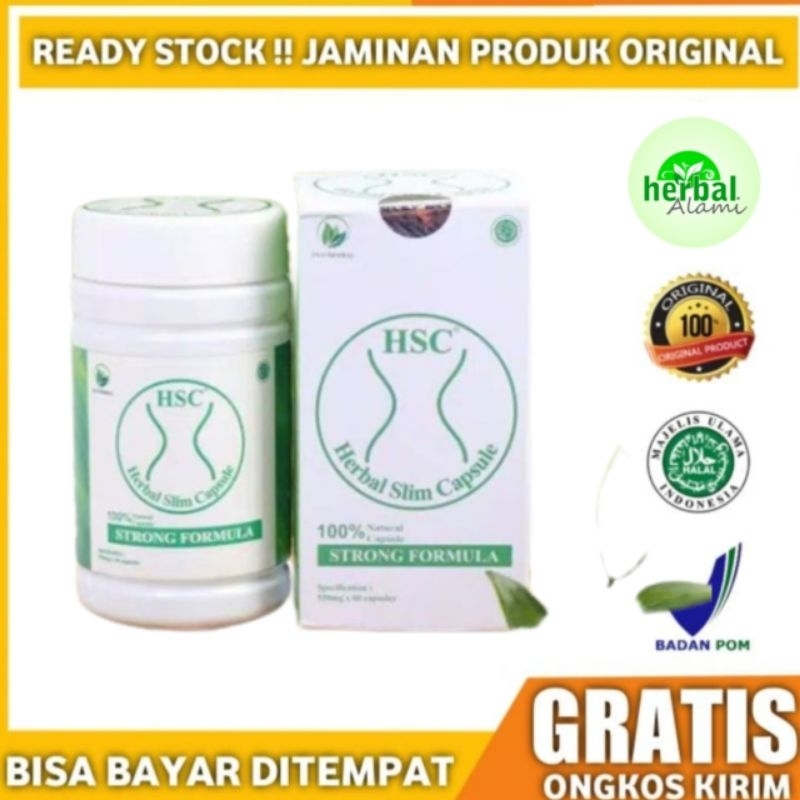 Jual Hsc Asli Obat Diet Pelangsing Aman Tanpa Efek Samping Herbal Slim