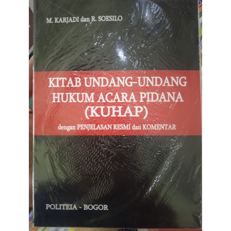 Jual Buku KITAB UNDANG UNDANG ACARA PIDANA(KUHAP) | Shopee Indonesia