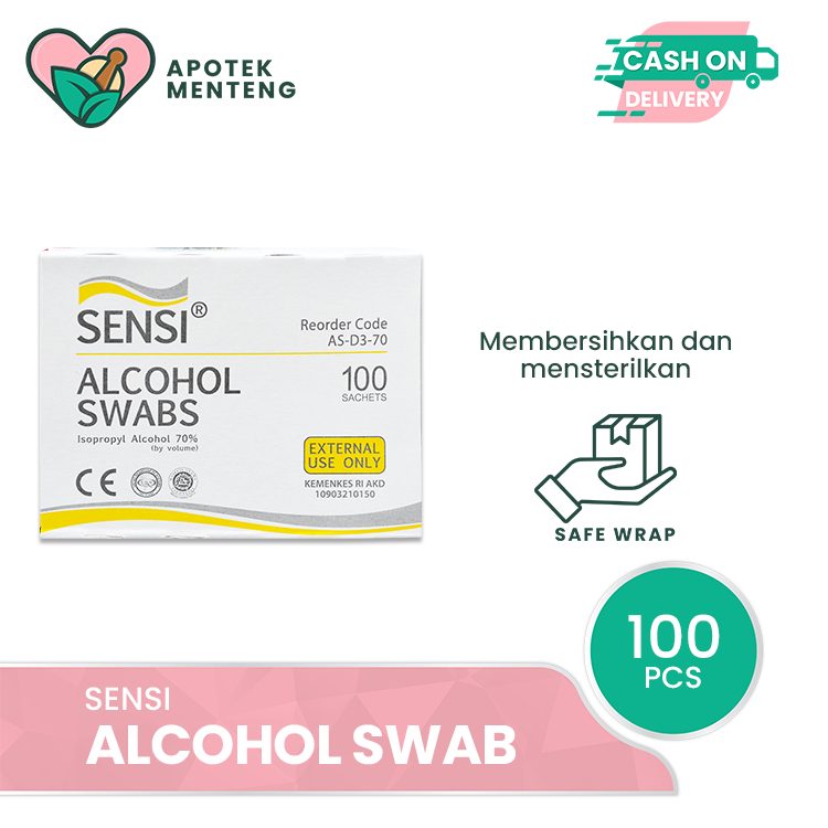 Jual Sensi Alcohol Swabs Tissue Alkohol Sensi Shopee Indonesia