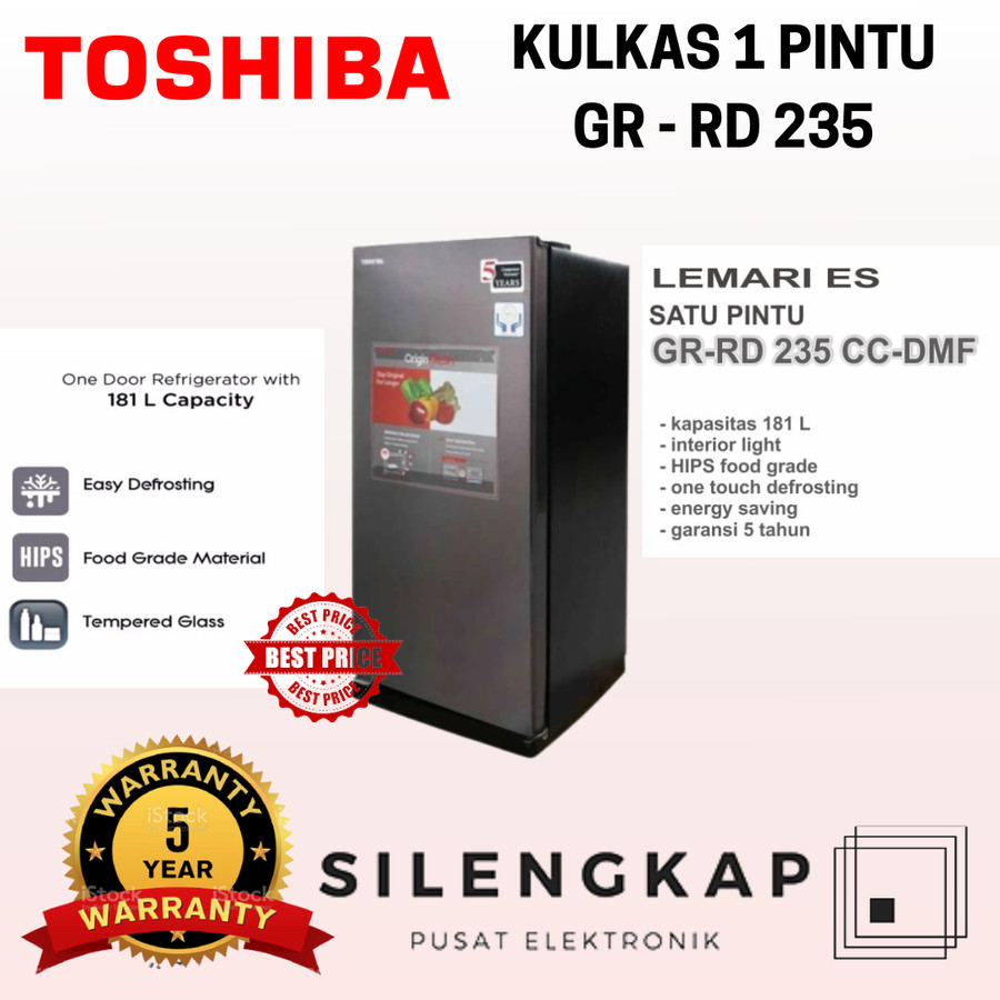 Jual Kulkas Toshiba Gr Rd Cc Dmf Lemari Es Pintu Grrd Ccdmf Low Shopee Indonesia