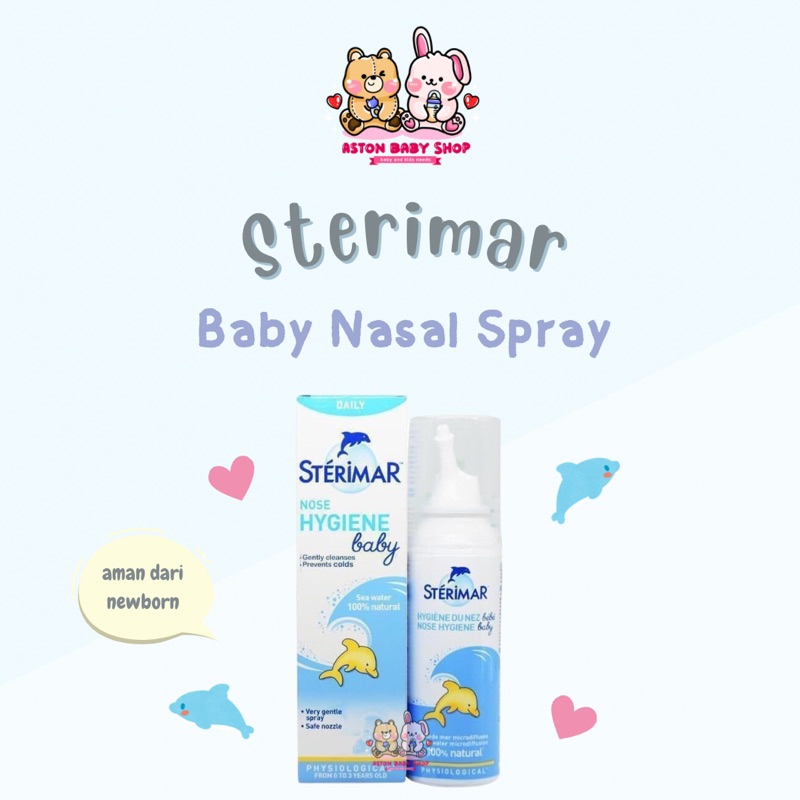 Jual Sterimar Baby Nasal Spray 50ml (BIRU MUDA) Sterimar Baby Nose
