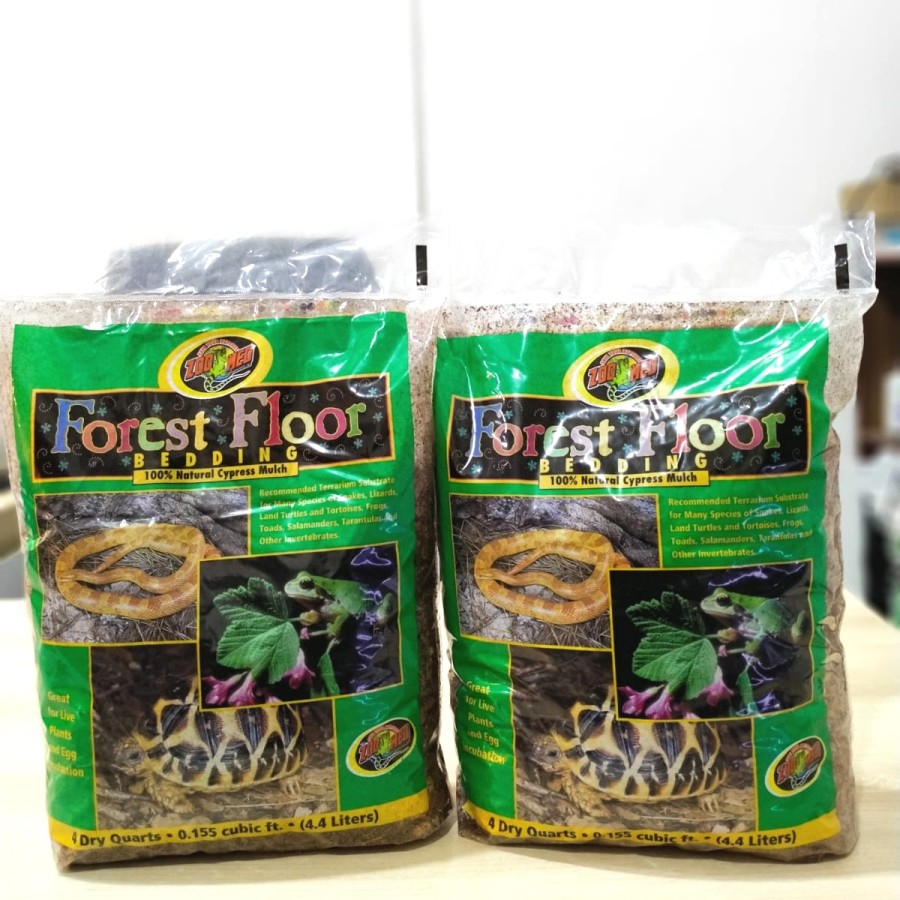 Jual Zoomed Forest Floor Bedding 4.4L Cypress Mulch Alas Kandang Reptil