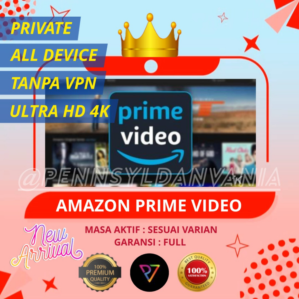 Jual PRIME VIDEO INDONESIA PREMIUM PRIVATE PROFIL 1 TAHUN | Shopee ...