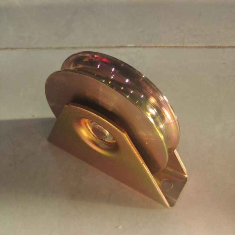 Jual RODA PAGAR 100MM BESI BULAT / RODA PAGAR 100MM BESI BEHEL | Shopee