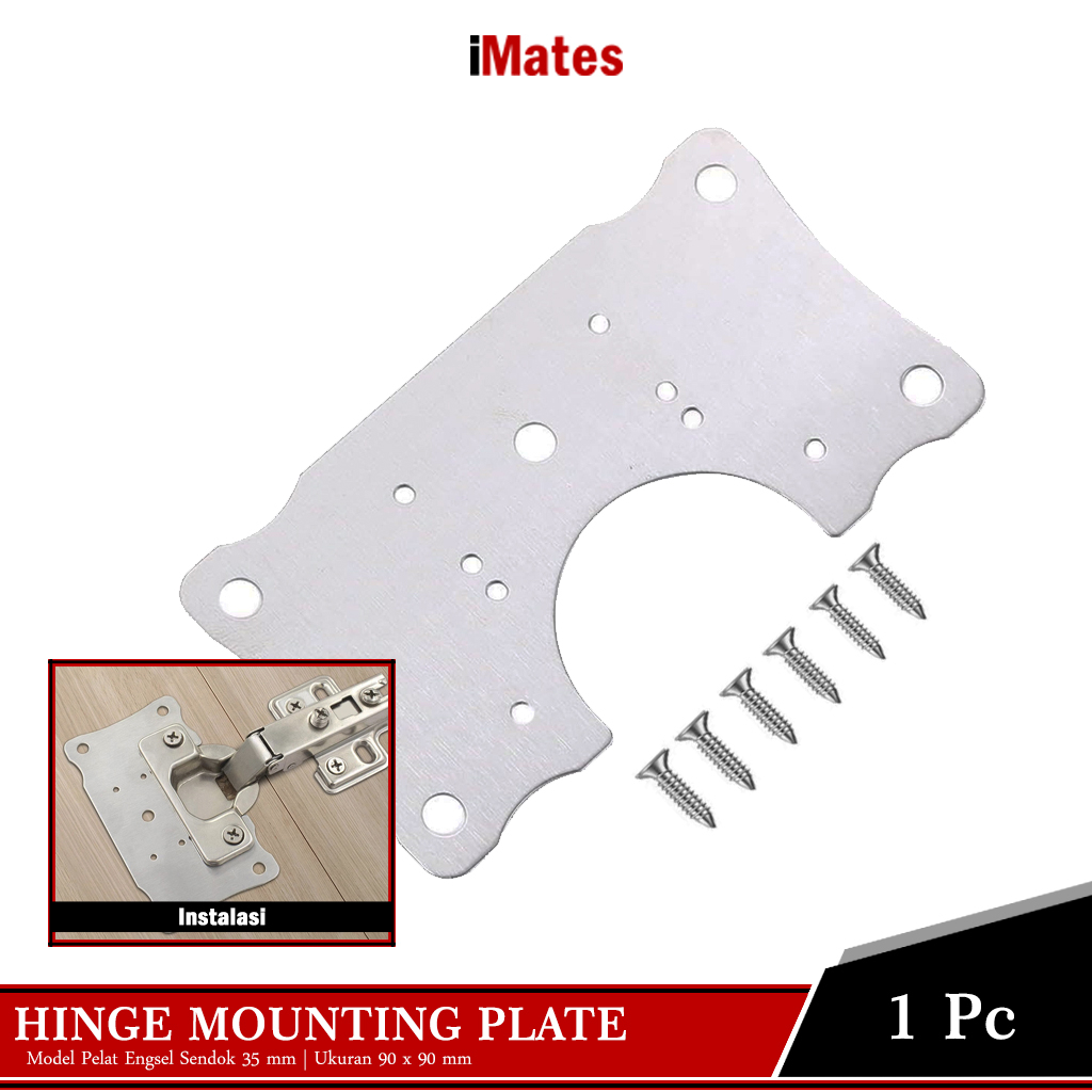 Jual Plat Perbaikan Engsel Sendok Pintu Repair Hinge Mounting Plate