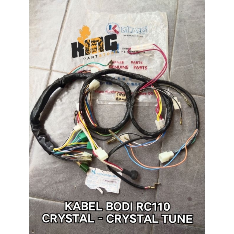 Jual Kabel Bodi Set Suzuki Rc Crystal Nos Kabel Body Wire Harness Rc Kristal Cristal