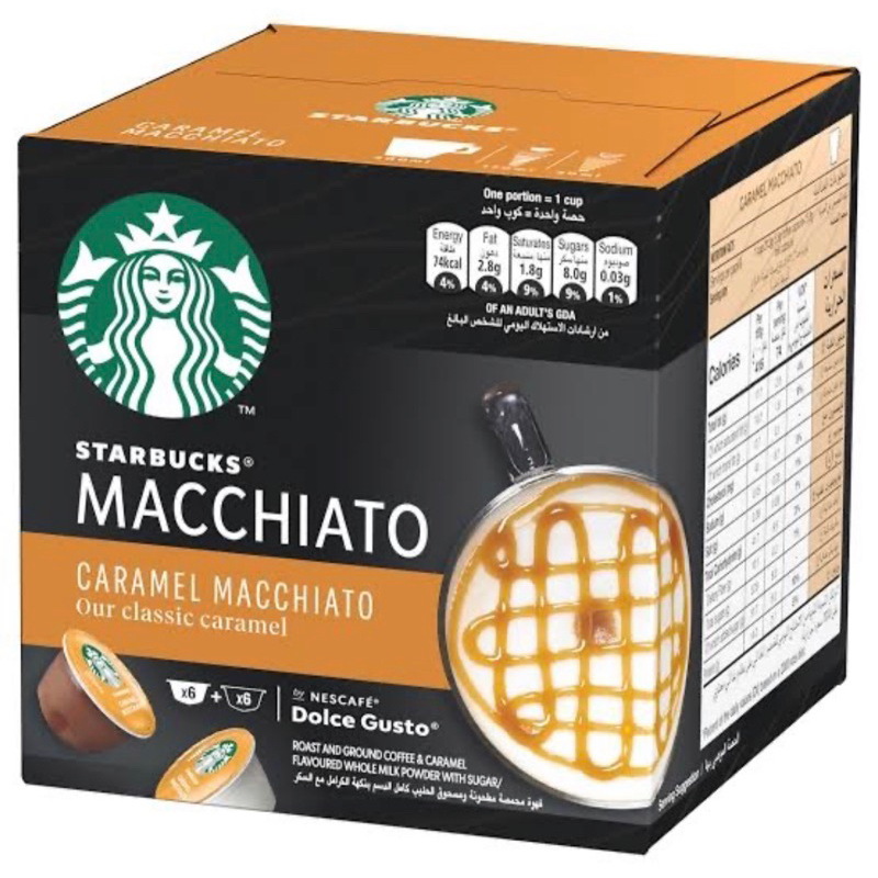 Jual Nescafe Dolce Gusto Starbucks Caramel Macchiato Coffee Capsules