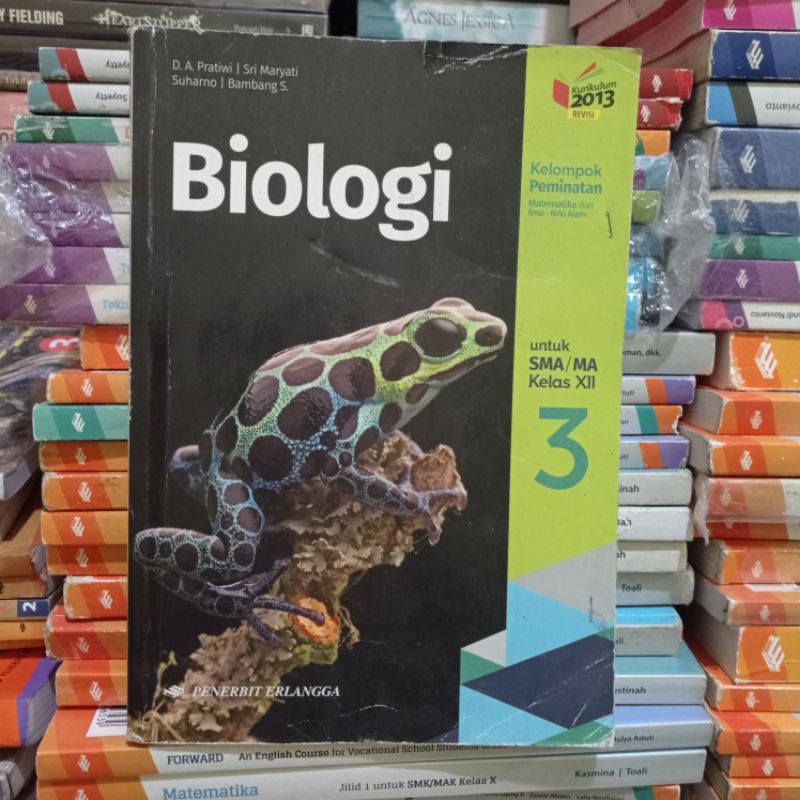 Jual Buku Bekas Kurikulum 2013 Edisi Revisi BIOLOGI UNTUK SMA MA KELAS ...