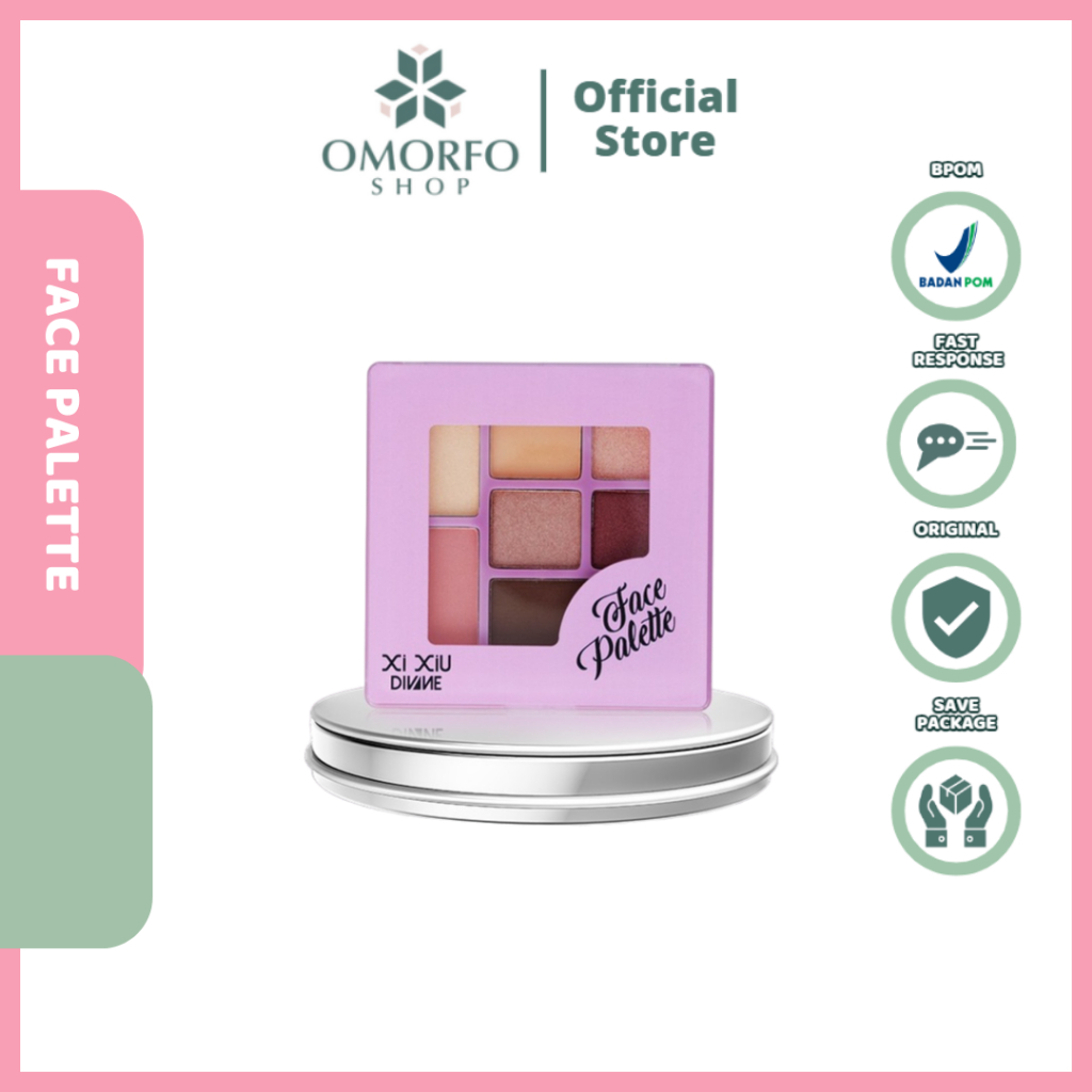 Jual ️Omorfo ️ XiU Divine Face Palette Eyeshadow Xi Xiu Shopee