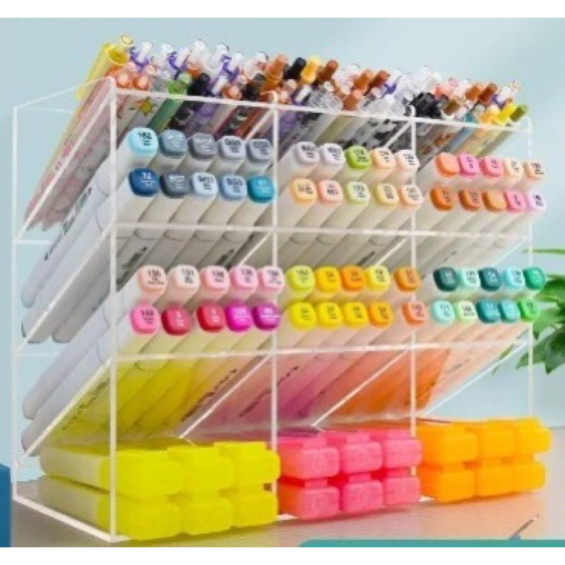 Jual Rak ATK/Pencil/Pulpen Akrilik (Bisa Custom) | Shopee Indonesia
