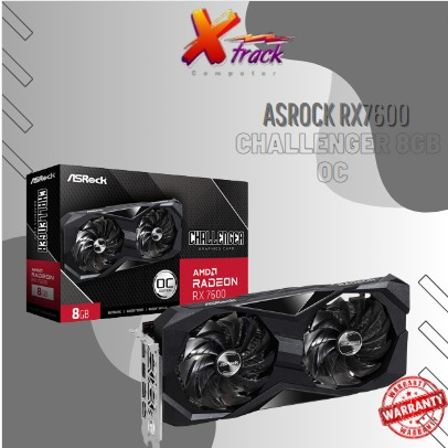 Jual ASRock RX7600 Challenger 8G OC (RX7600 CL 8GO) | Shopee Indonesia