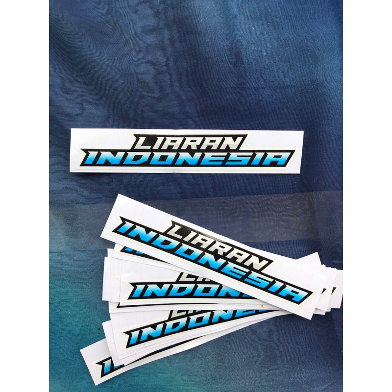 Jual stiker Liaran indonesia | Shopee Indonesia
