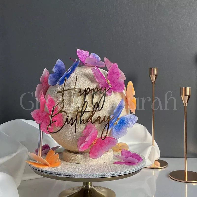 Jual Topper Happy Birthday Side Gold All Variant | Shopee Indonesia