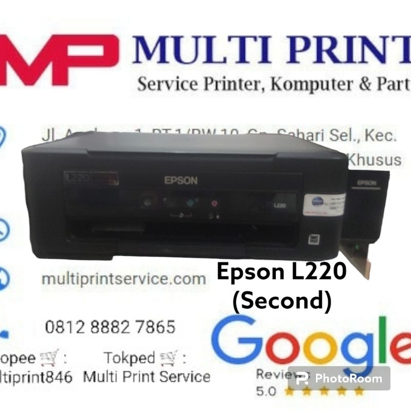 Jual Printer Epson L220 (Second) Siap Pakai dan Bergaransi | Shopee