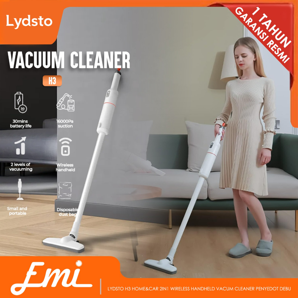 Jual Lydsto H3 2 in 1 Wireless Handheld Vacum Cleaner Penyedot Debu