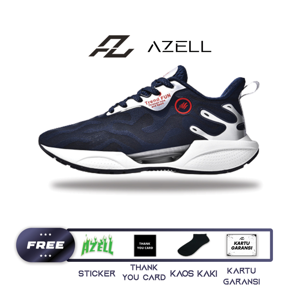 Jual AZELL Tribe V2 Sepatu Running Jogging Pria | Shopee Indonesia