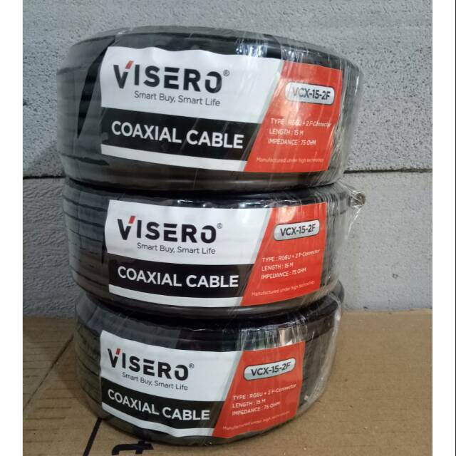 Cabo Para Antena Tv Digital Rg6 Coaxial 10 Metros - Le-352 no Shoptime