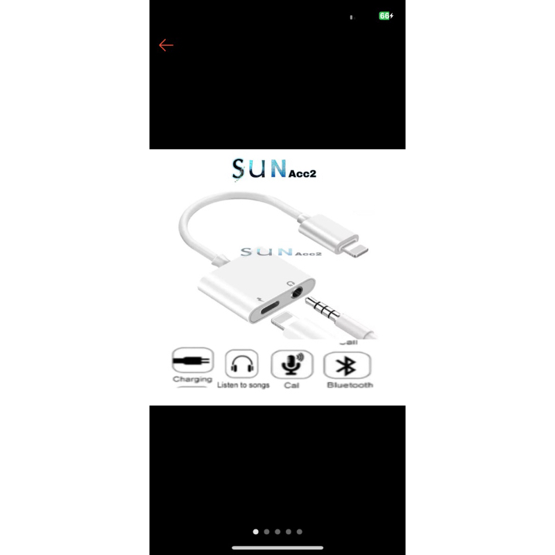 Jual splitter handsfree Dual Ligthning 2in1 Converter Iphone 711 pro