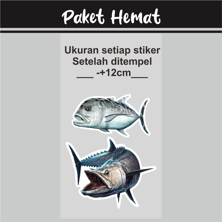 Jual Stiker Pancing paket Hemat Premium Sticker Mancing untu Tackle Box ...