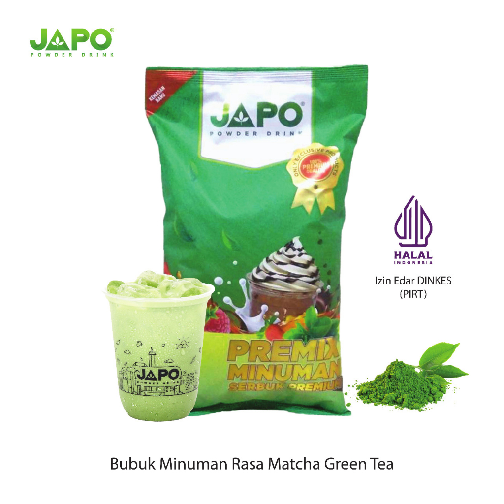 Jual Kg Premium Powder Drink Rasa Matcha Greentea Merk Japo Kg