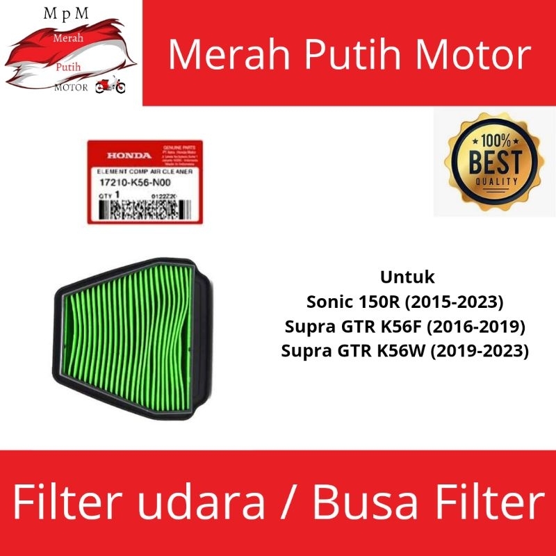 Jual Filter Udara Saringan Udara Busa Filter Honda Sonic R Supra