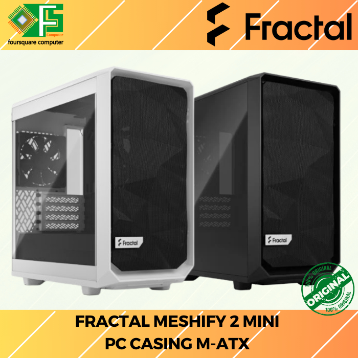 Jual Fractal Meshify 2 Mini | Casing PC M-ATX | CPU PC Case Gaming ...