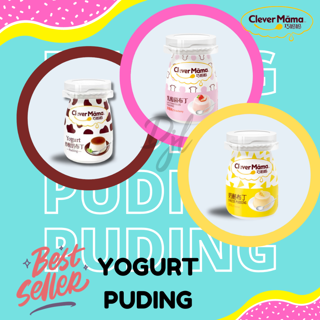 Jual Clever Mama Yogurt Pudding Jelly import 1 Pak isi 6 Pcs Shopee