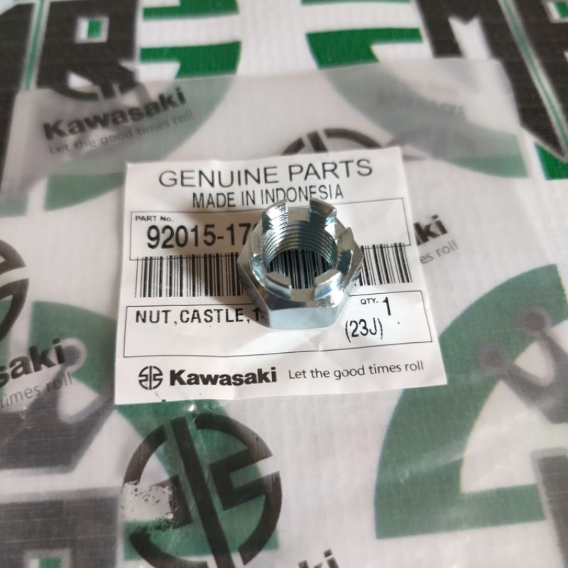 Jual Mur Nut As Roda Belakang Kawasaki Klx Dtracker Dtraker D Tracker Original Shopee