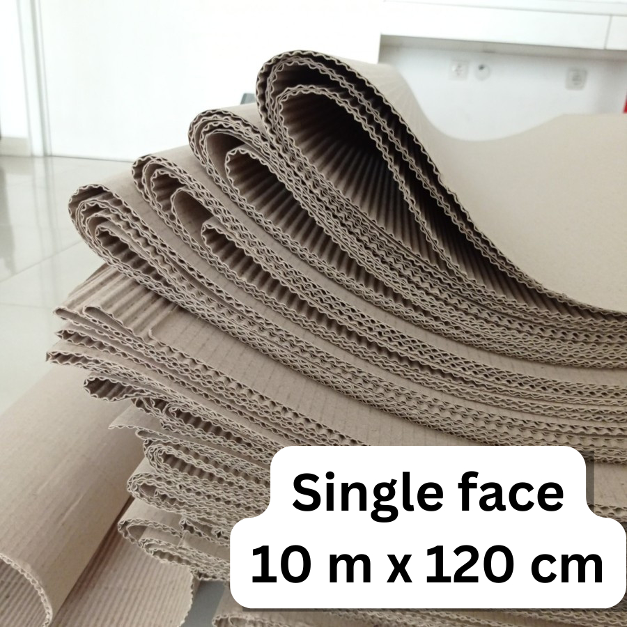 Jual Karton Gelombang packing / Kardus Lembaran / Single Face 10 m x ...