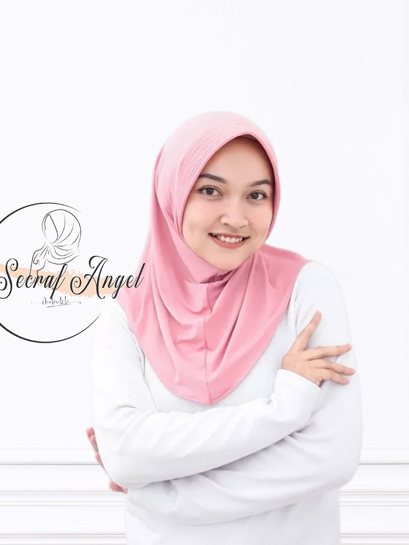 Jual BERGO JERSEY WARNA DUSTY PINK GRADE A+ / HIJAB BERGO / KERUDUNG ...