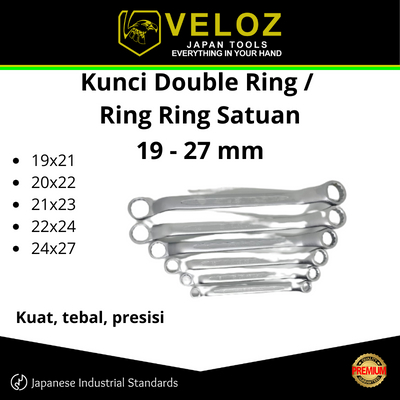 Jual Live Veloz Ring Ring 19-27mm Satuan / Double Ring Chrome Vanadium ...