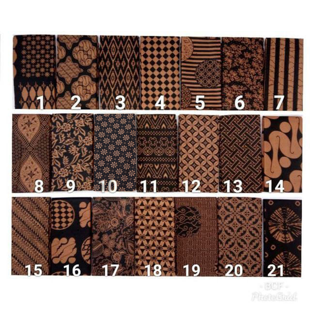 Jual Kain Batik Coklatan Banyak Variasi Motif | Kain Batik Pekalongan ...