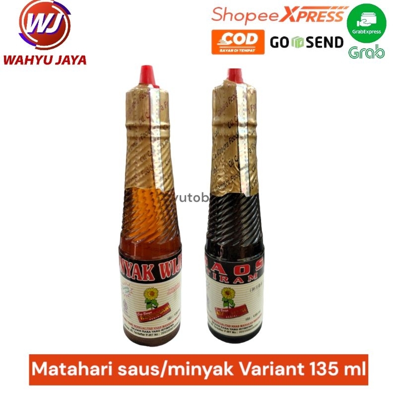 Jual Matahari Minyaksaos Variant Rasa Kemasan 135 Ml Minyak Wijensaos