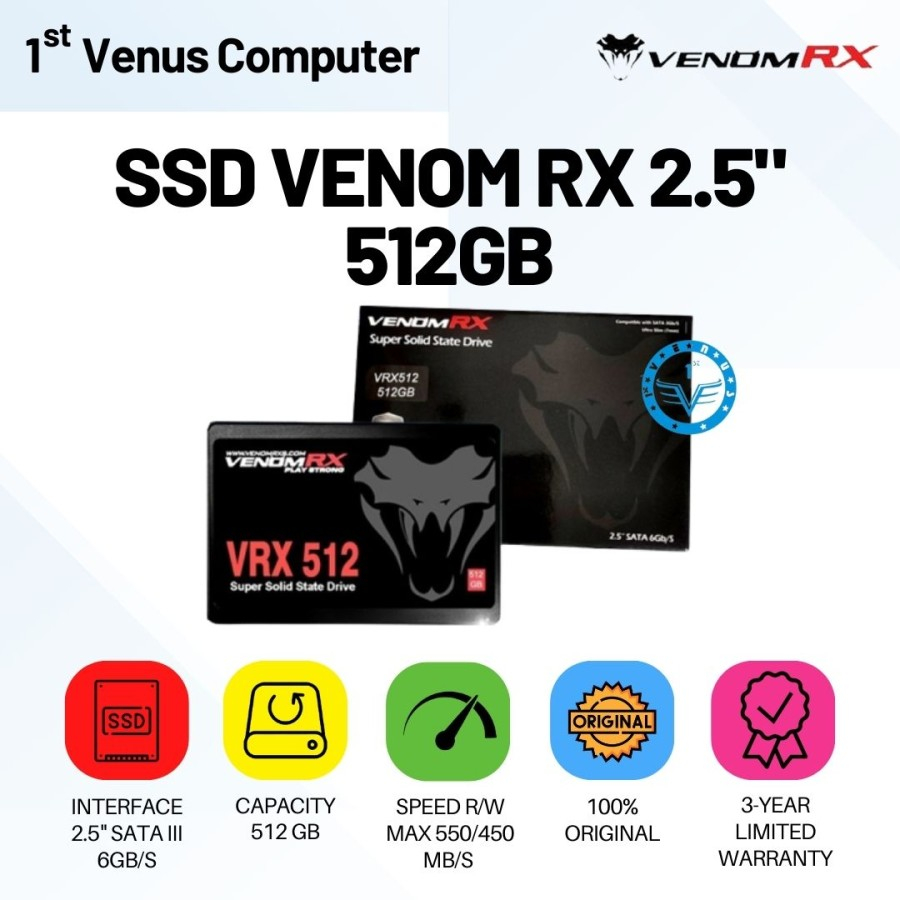 Jual VENOM RX SSD 2.5