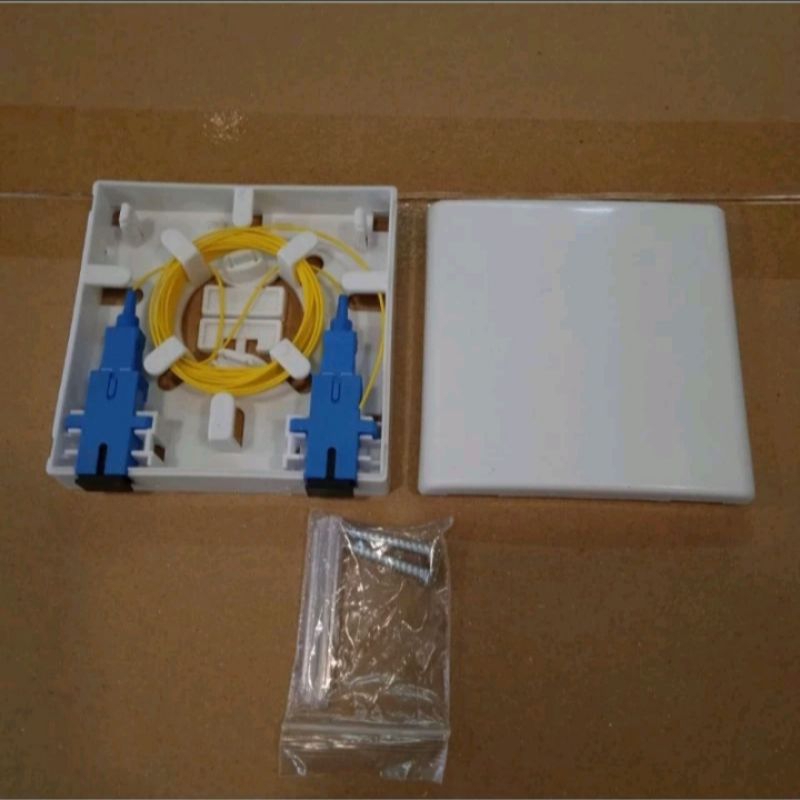 Jual Roset 2 core kapasitas 2 core lengkap pigtail SC UPC 2 PCS ...