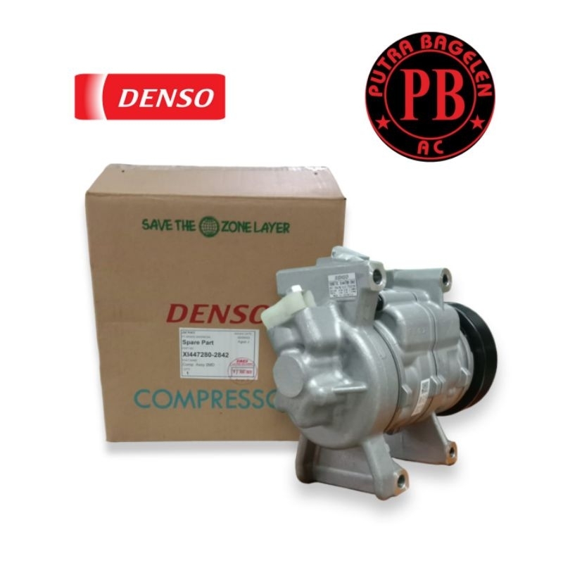Jual compresor kompresor Ac mobil original Denso rubahan honda brio ...