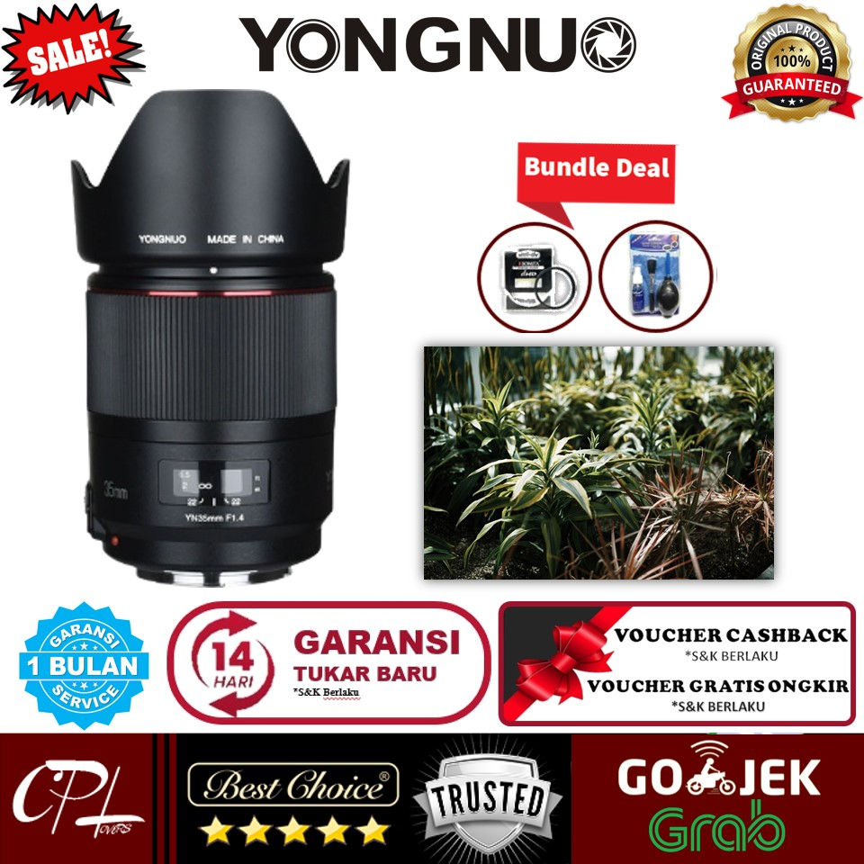 Jual Yongnuo Yn 35mm F 1 4 Lens For Canon Ef Shopee Indonesia