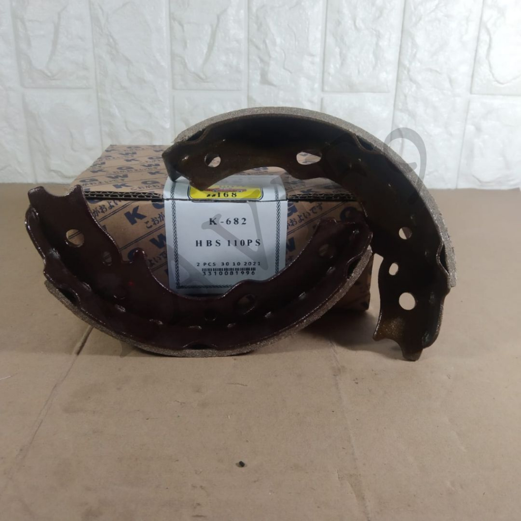 Jual KGW Kampas Rem Tangan ( Hand Brake Shoe ) Mitsubishi Canter