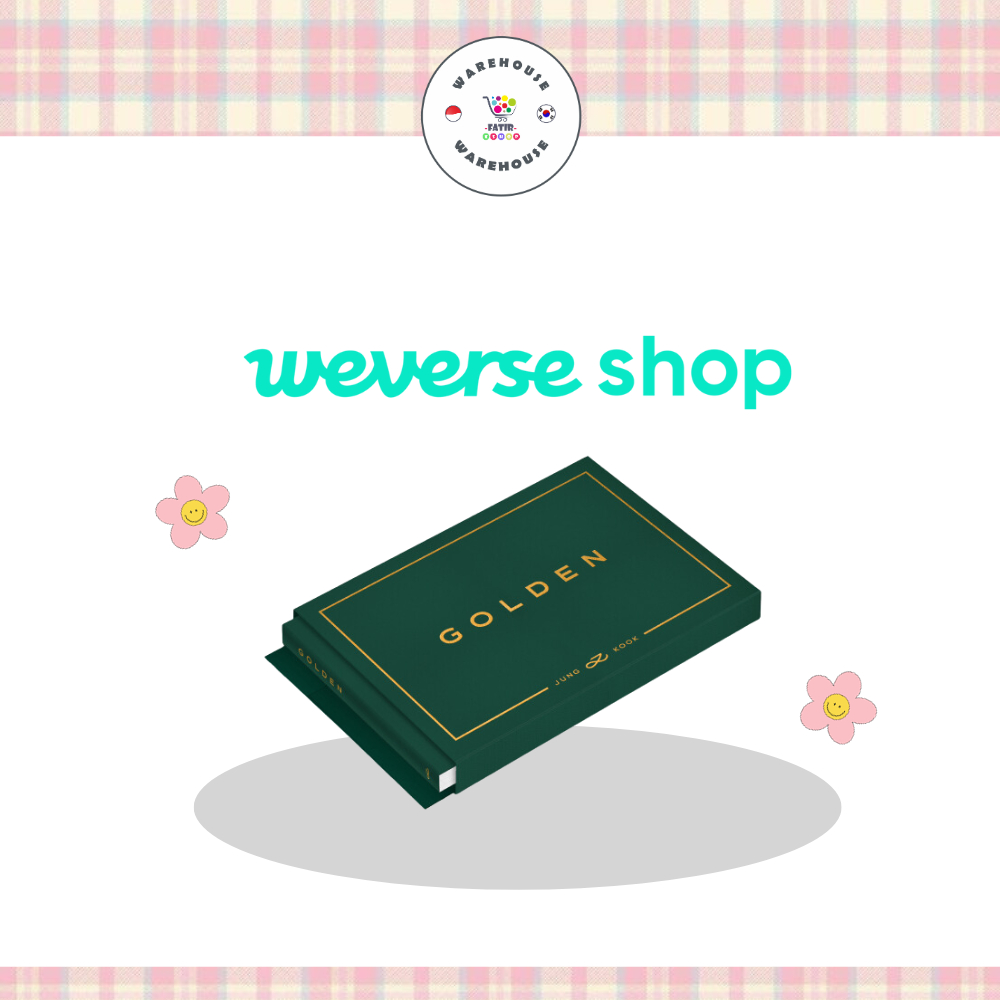 Jual WEVERSE SHOP Weverse Album Ver BTS JUNGKOOK Album GOLDEN | Shopee ...