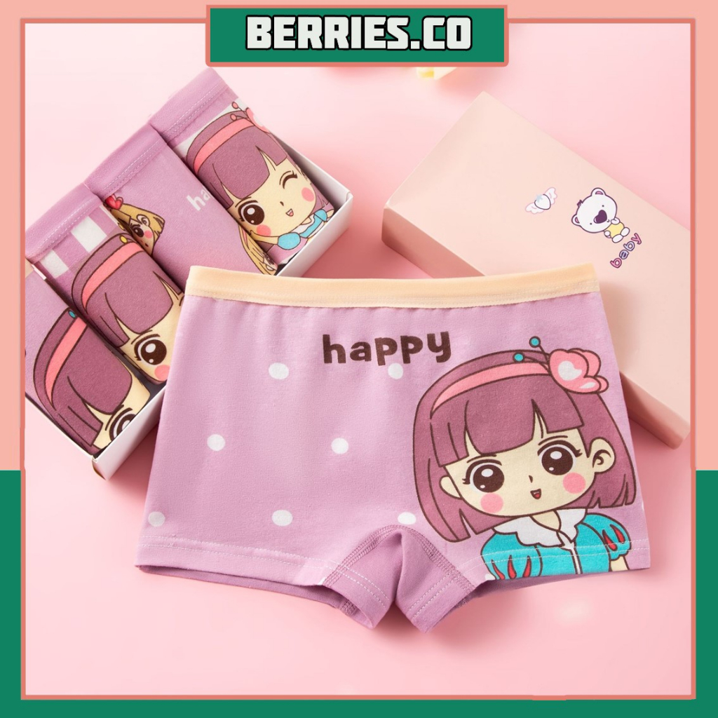 Jual BRI*CP1426 Boxer Celana Pendek Anak Cewek Celana dalam CD katun