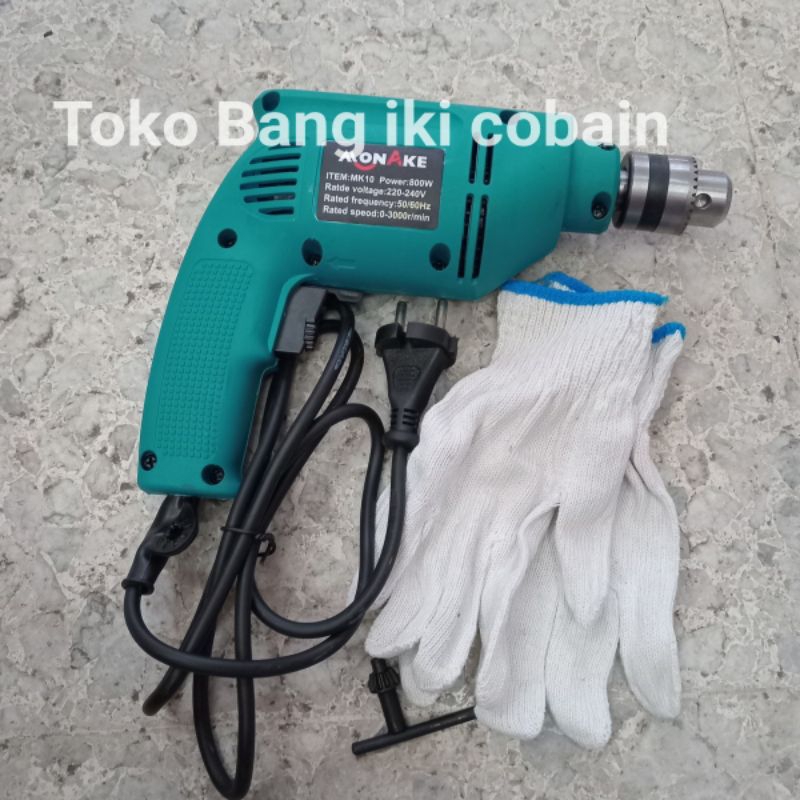 Jual Mesin Bor Listrik Impact Drill Mm Bolak Balik Electrik Drill Shopee Indonesia