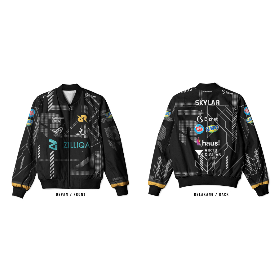 Jual Jaket Bomber RRQ Home / Away Dewasa Pria Wanita Custom Fullprint ...