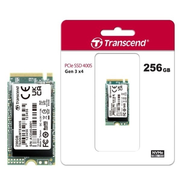 Transcend 512GB MTE400S NVMe SSD - PCIe Gen3 X4 M.2 2242 Für Ultrabooks