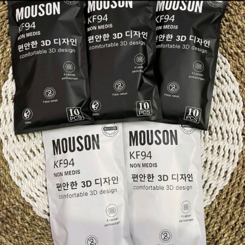 Jual PAKET HEMAT KF94 MOUSON ISI 50 PCS / 5 PACK | Shopee Indonesia