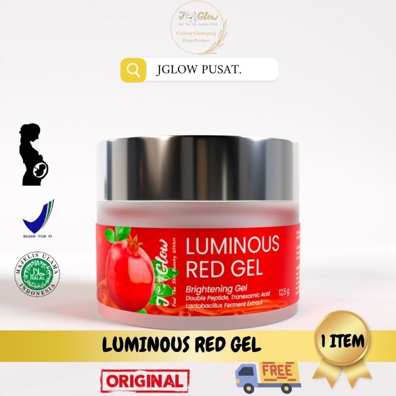 Jual JGlow Luminous Red Gel ( bisa mencerahkan dan menghaluskan