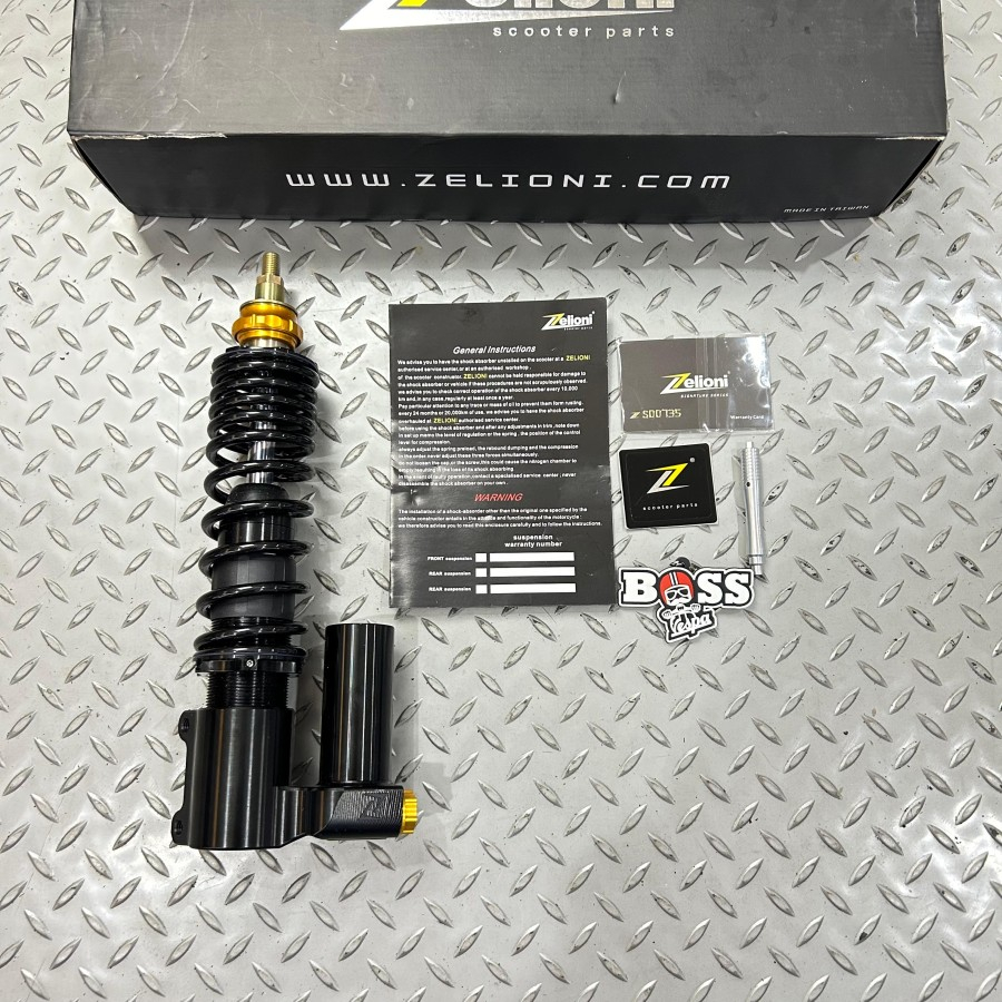 Jual Shock Tabung Zelioni Hilo Black Gold Front Vespa Gts Keyless Shopee Indonesia