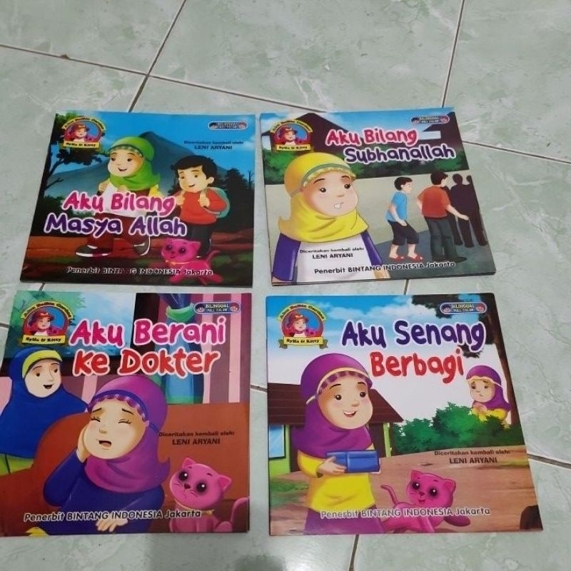 Jual Buku Cerita Anak Seri Islami Bilingual Bergambar Full Colour ...